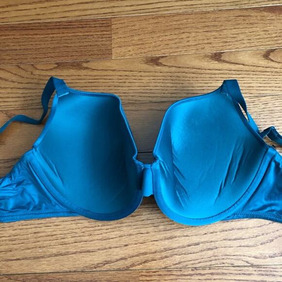 Wacoal Perfect Primer Dragonfly Blue Push Up Bra Women’s Size 36DD - Picture 4 of 10